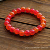 Pale red onyx bracelet