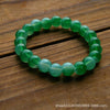 Emerald green onyx bracelet