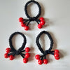 [no. 84 head rope] pigtail red beads 100/bundle