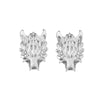 Silver chainless (pair)