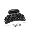 Rattan buds 8cm rubber paint black