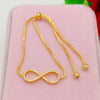 Diamond figure 8 bracelet