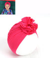 Rose red - flower hat / one size fits all