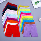 Cross-border girls' safety pants children's candy color anti-light shorts girls safety pants baby boxer briefs