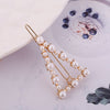 Triangle / tassel hair clip
