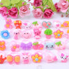 Solid color cartoon ring mixed bulk