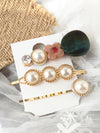 4 ruby barrettes