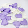 Ivory + light purple