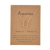 Aquarius gold card gold chain