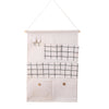 7 pocket white squares
