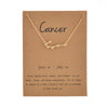 Cancer gold card gold chain