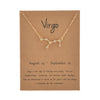 Virgo gold card gold chain