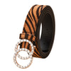 Zebra pattern 8 rhinestones / 90cm-115cm
