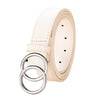 White 8-character buckle / 90cm-115cm