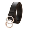 Black 8-shaped buckle rhinestones / 90cm-115cm