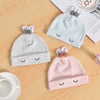 Squinting rabbit hat blue