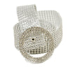 Round buckle silver / 115cm