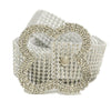 Flower buckle silver / 115cm