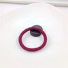 Mesh circle wine red