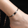 G6#1 lucky fish black beads