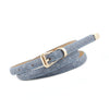 Denim blue / total length 105 width 1.1