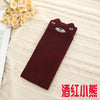 Wine red bear / [one size] sock length about 42cm