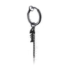 Fishbone ear clip black