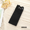Black cat / [one size] sock length about 42cm