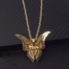 Gold pendant + chain