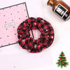 B210 christmas hair tie-red black / qiyue factory direct sales