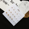 9 pairs of gold