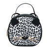 Black and white (black leopard print)