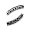 Silver black zirconium