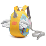 Kindergarten cartoon school bag children 1-3 years old baby boys and girls shoulders anti-lost backpack cute bee bag