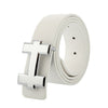 White letter buckle / 110cm