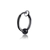 Black ear clip