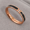 Black epoxy double diamond / us size 4