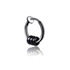 Black ear clip
