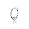 Steel color ear clips