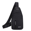 Horizontal zipper black