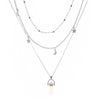 With crystal silver