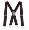Four clips-dark coffee color 5.0*120cm