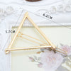 Triangle golden 8 / individually bagged frog clips