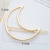 Moon shaped gold 6 / individually bagged frog clips