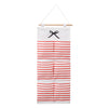 6 pockets red stripes