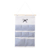 8 pockets blue stripes