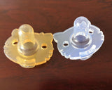 Baby silicone pacifier baby full silicone super soft newborn comfort pacifier sleep type play mouth