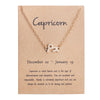 Capricorn gold card gold chain