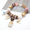 S455 gold thread bead powder pendant