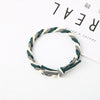 Woven white + blue + gray